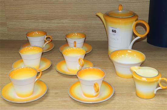 A Shelley fifteen piece coffee set